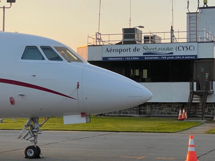 IMAGE PAGE FACEBOOK AEROPORT DE SHERBROOKE