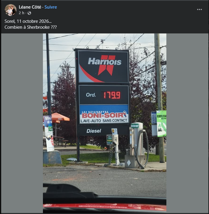 Essence à Sherbrooke: écarts de prix régionaux inexpliqués