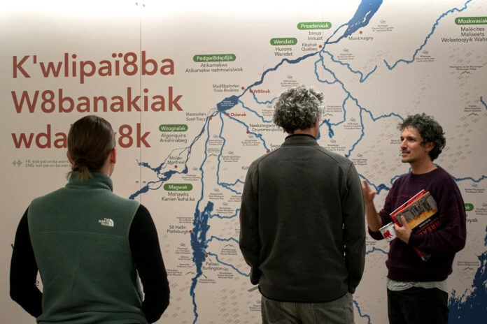 Le Cégep de Sherbrooke inaugure une carte du territoire des Abénakis