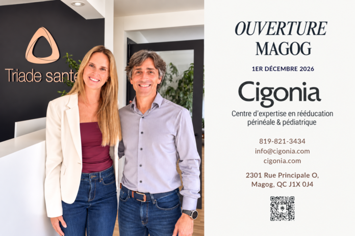 Cigonia ouvrira un point de service à Magog le 1er décembre