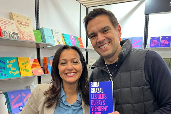 Ruba Ghazal de passage au Salon du livre de l'Estrie